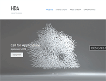 Tablet Screenshot of hda-paris.com